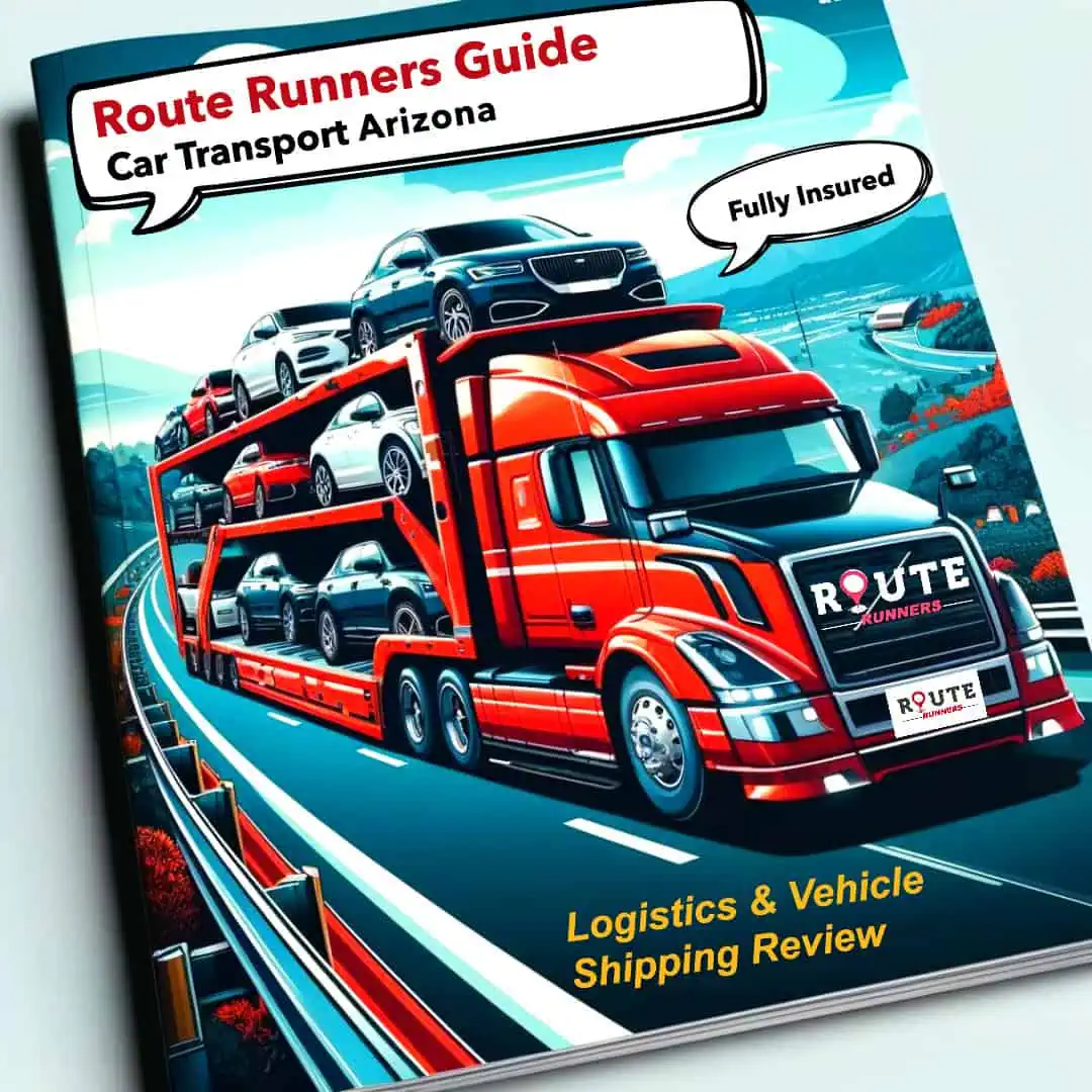 Cover of Arizona Car Shipping Magazine by Route Runners Auto Transport