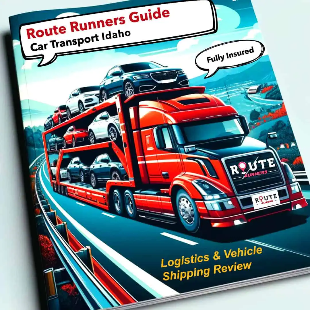 Cover of Idaho Car Shipping Magazine by Route Runners Auto Transport